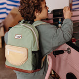 תיק גב עגול - Mini Pistache