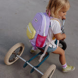 תיק גב עגול - Mini Mauve