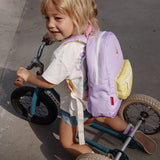 תיק גב עגול - Mini Mauve