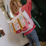 תיק ילקוט - Flower Artwork