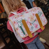 תיק ילקוט - Flower Artwork