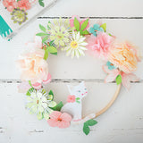 יצירה DIY - מסגרת פרחים