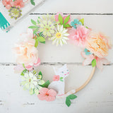 יצירה DIY - מסגרת פרחים