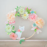 יצירה DIY - מסגרת פרחים