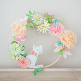 יצירה DIY - מסגרת פרחים