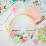 יצירה DIY - מסגרת פרחים