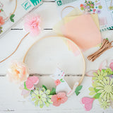 יצירה DIY - מסגרת פרחים