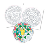 חוברת צביעה מנדלות חיות חמודות