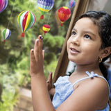 יצירה - הכנת מובייל כדורים פורחים