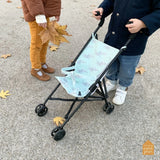 עגלה טיולון לבובה + בובת בד אנושקה מתנה