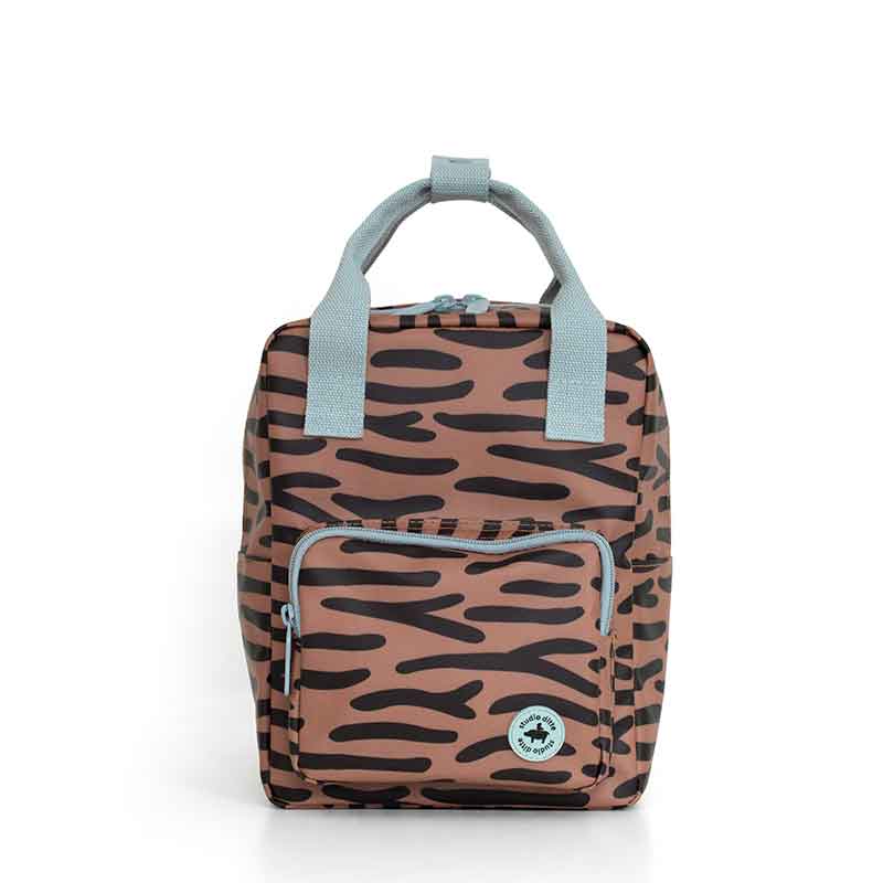 1702033---Studio-Ditte---small-backpack---tiger-stripes-brown---front