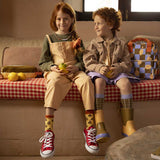18102---18104---Sticky-Lemon---socks---farmhouse---check-soil-green---pears---product-style-shot-02-_1
