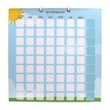 לוח התארגנות דו צדדי חושים - שומרים שגרה