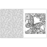 חוברת צביעה - ציפורים ופרפרים