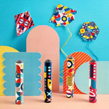 קליידוסקופ קריסטל בול קונפטי - צהוב