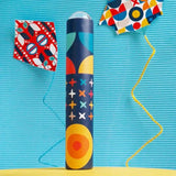 קליידוסקופ קריסטל בול קונפטי - צהוב