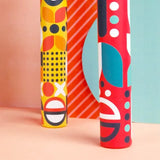 קליידוסקופ קריסטל בול קונפטי - צהוב