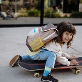 תיק גב מרובע - Mini Walnut