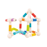 86 חלקים צינורות וכדורים מגנטים גמישים להרכבה