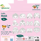 חוברת צביעה מסיכות - דמויות