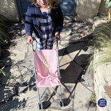 עגלה טיולון לבובה + בובת בד אנושקה מתנה