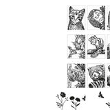 חוברת צביעה - חיות נסתרות