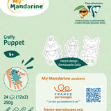 פנקס בובות אצבע לצביעה - חיות עם קרניים