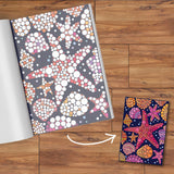 חוברת מדבקות לפי מספרים - טבע