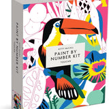 ערכה לצביעה על קנבס לפי מספרים - טוקאן