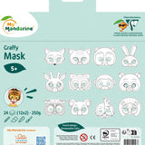 חוברת צביעה מסיכות - חיות