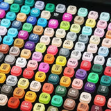 30 טושים מרקרים דו צדדיים