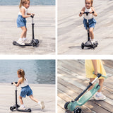 קורקינט מנצנץ גלגלים מאירים SPARKLING - ירוק מנטה