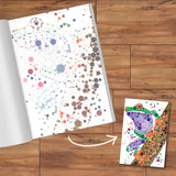 חוברת מדבקות לפי מספרים - חיות בר