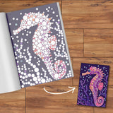 חוברת מדבקות לפי מספרים - טבע