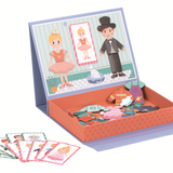 משחק מגנטי במזוודת נשיאה - הלבשה