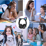 אוזניות אלחוטיות חתול - שחור