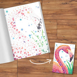 חוברת מדבקות לפי מספרים - טבע