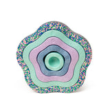 אבני דריכה צבעוניות - כחול