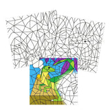 חוברת צביעה לפי מספרים דינוזאורים