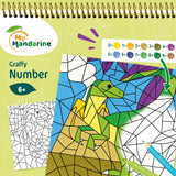 חוברת צביעה לפי מספרים דינוזאורים