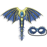 תחפושת - כנפי דרקון סלסטיאל ומסיכה