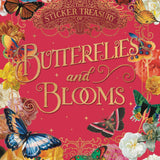 ספר מדבקות - אוצר המדבקות פרחים ופרפרים