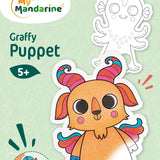 פנקס בובות אצבע לצביעה - חיות עם קרניים