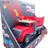 משאית עפר עם קולות ותאורה