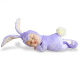 בובה - בייבי ארנבון סגול Anne Geddes