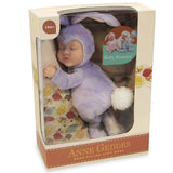 בובה - בייבי ארנבון סגול Anne Geddes