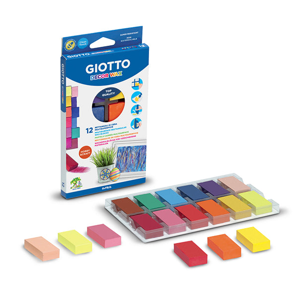 בלוק שעווה אנתרופוסופי צבעוני - Giotto