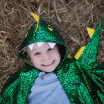 גלימת דרקון ירוק לגילאי 1-3 1