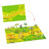 יצירה - מדבקות תלת מימד סוואנה