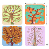 יצירה לקטנים - מדבקות לבד עונות השנה